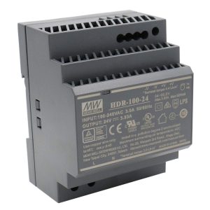 Mean Well 100W Ultra Slim Step Shape DIN Rail HDR-100 series