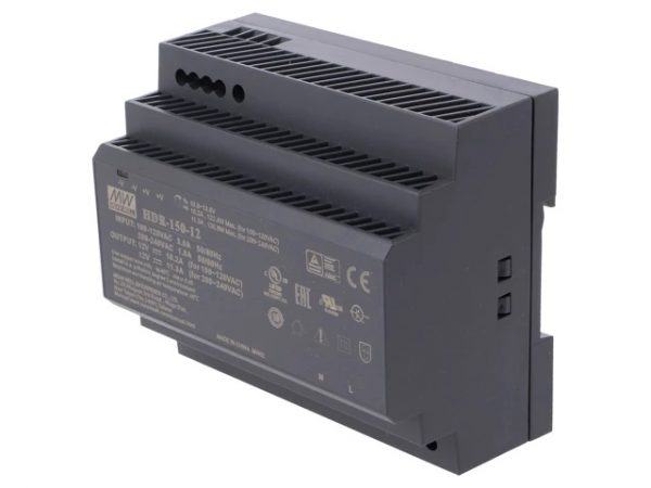 Mean Well Ultra Slim Step Shape W DIN Rail HDR-150 series