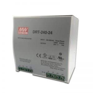 Mean Well Three Phase Industrial DIN RAIL Power Supply DRT-240