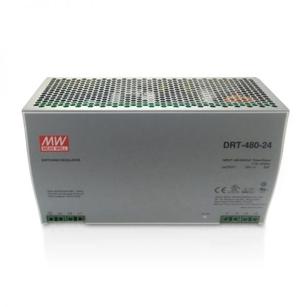 Mean Well Three Phase Industrial DIN RAIL Power Supply DRT-480