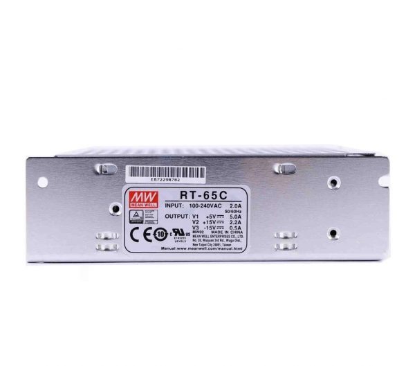Mean Well Triple Output Switching Power Supply RT-65 series