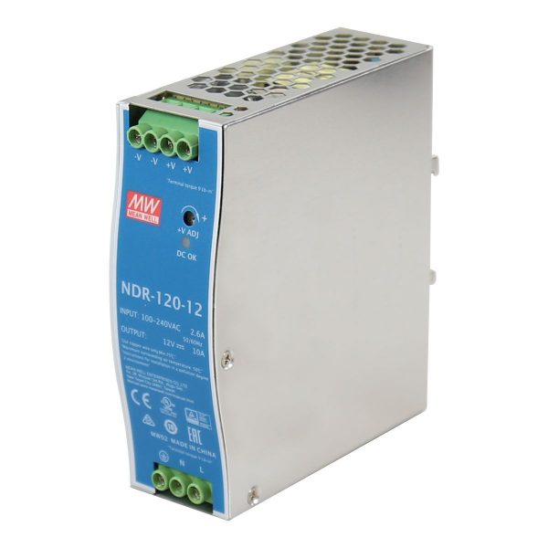 Mean Well Single Output Industrial DIN RAIL NDR-120 series