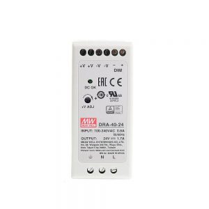 Mean Well Single Output Switching Power Supply DRA-40 series