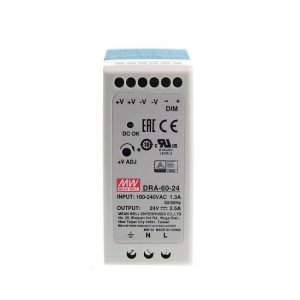 Mean Well Single Output Switching Power Supply DRA-60 series