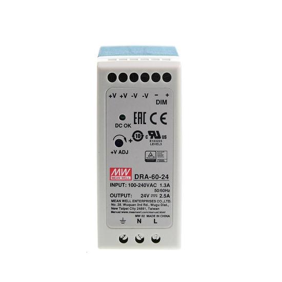 Mean Well Single Output Switching Power Supply DRA-60 series