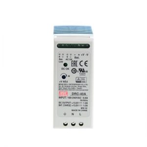 Mean Well Single Output with Battery Charger UOS Function DRC-40 series