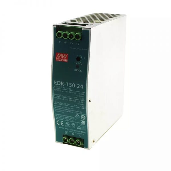 Mean Well Single Output Industrial DIN RAIL EDR-150-24