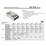 Mean Well 450W Single Output Power Supply SE-450 series