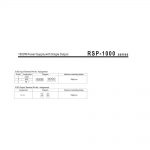 Mean Well Power Supply with Single Output RSP-1000 series
