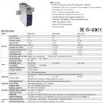 Mean Well Single Output Industrial DIN RAIL Power Supply WDR-120 series