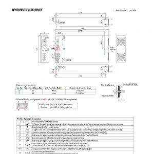 Mean Well Power Supply with Single Output RSP-750 series