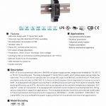 Mean Well Ultra Slim Step Shape DIN Rail HDR-15 series