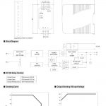Mean Well Single Output Industrial DIN Rail Power Supply MDR-100 series