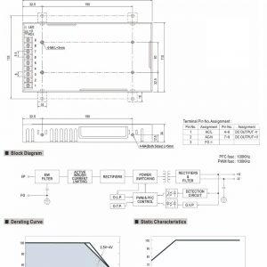 Mean Well single output with pfc function rsp-200 series