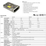Dual Output Switching Power Supply RD-125 series