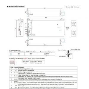 Mean Well Power Supply with Single Output RSP-1000 series
