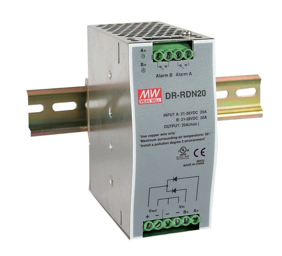 Power Redundancy Module Mean Well Power Supply Redundancy Module DR-RDN20