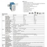 Mean Well Single Output Industrial DIN Rail Power Supply MDR-100 series