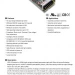 Mean Well Single Output Switching Power Supply LRS-150 series
