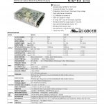 Mean Well Dual Output Switching Power Supply RID-85 series