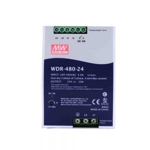 Mean Well Single Output Industrial DIN RAIL Power Supply WDR-480 series