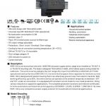 Mean Well 100W Ultra Slim Step Shape DIN Rail HDR-100 series