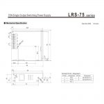 Mean Well Single Output Switching Power Supply LRS-75 series