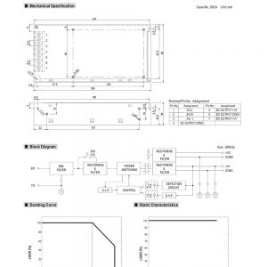 Mean Well Dual Output Switching Power Supply RID-125 series