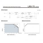 Mean Well Single Output Switching Power Supply LRS-75 series