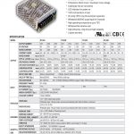 Mean Well Triple Output Switching Power Supply RT-65 series