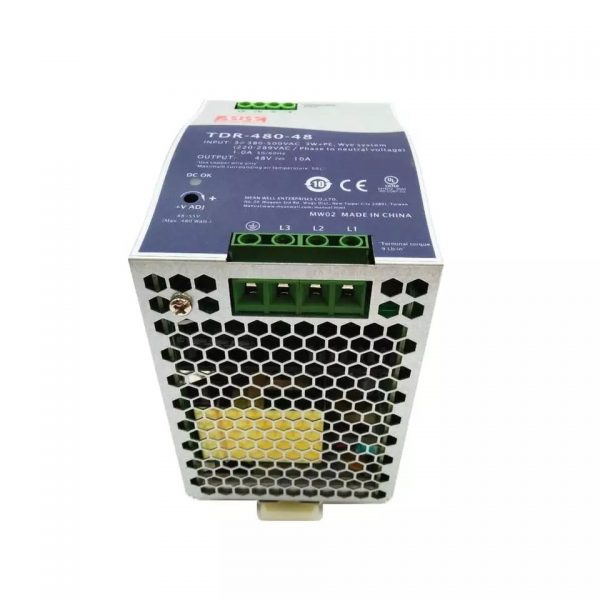 Mean Well Three Phase Industrial DIN RAIL with PFC Function TDR-480