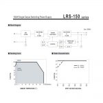 Mean Well Single Output Switching Power Supply LRS-150 series