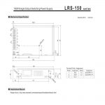 Mean Well Single Output Switching Power Supply LRS-150 series