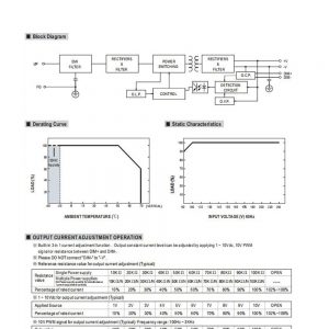 Mean Well Single Output Switching Power Supply DRA-60 series