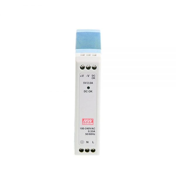 Mean Well Single Output Industrial DIN Rail Power Supply MDR-10 series