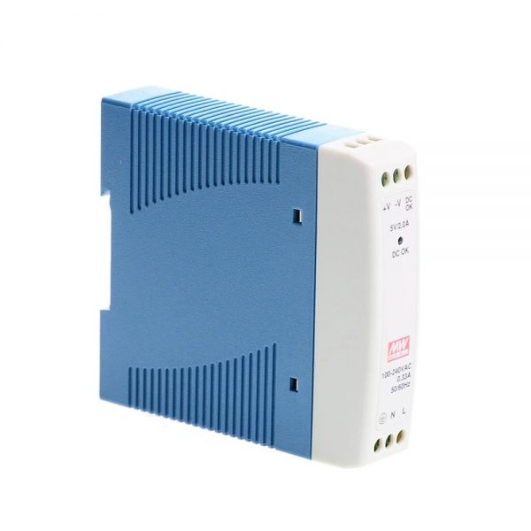 Mean Well Single Output Industrial DIN Rail Power Supply MDR-10 series