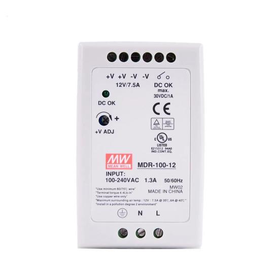 Mean Well Single Output Industrial DIN Rail Power Supply MDR-100 series
