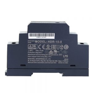 Mean Well Ultra Slim Step Shape DIN Rail HDR-15 series