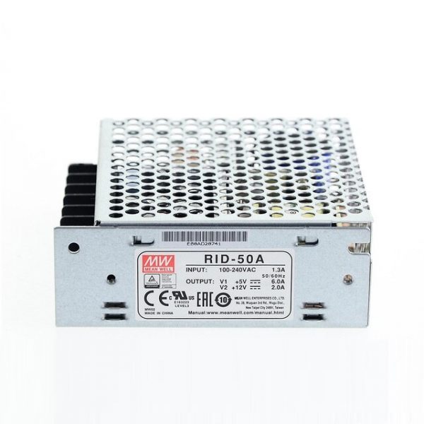 Dual Output Switching Power Supply RID-50 series