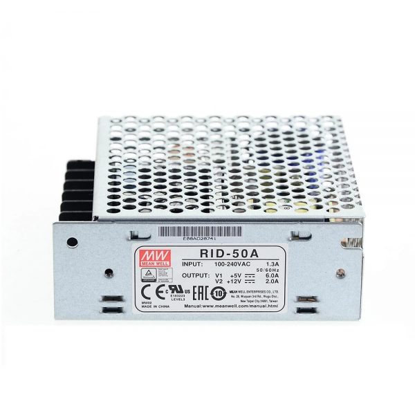 Dual Output Switching Power Supply RID-50 series