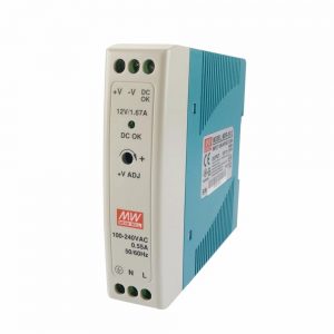 Mean Well Single Output Industrial DIN Rail Power Supply MDR-20 series