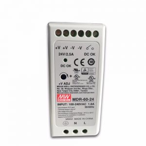 Mean Well Single Output Industrial DIN Rail Power Supply MDR-60 series