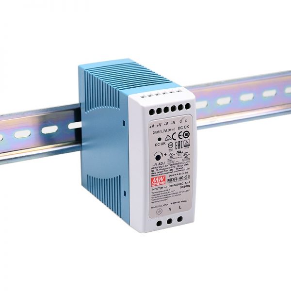 Mean Well Single Output Industrial DIN Rail Power Supply MDR- 40 series Mean Well Single Output Industrial DIN Rail Power Supply MDR- 40 series