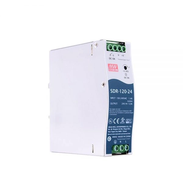 Mean Well Single Output Industrial DIN RAIL with Power Supply SDR-120