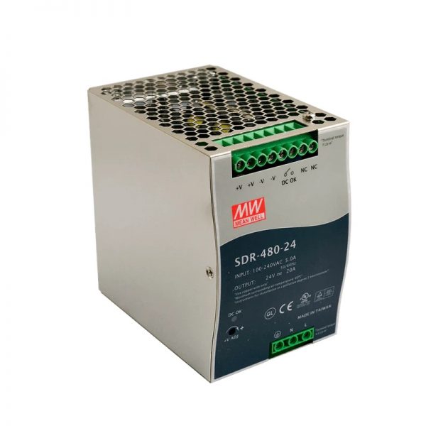 Mean Well Single Output Industrial DIN RAIL with Power Supply SDR-480