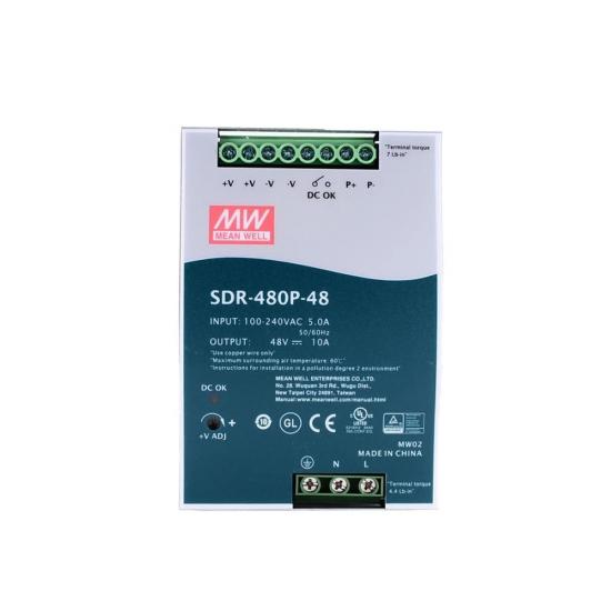 Mean Well Single Output Industrial DIN RAIL with Power Supply SDR-480P