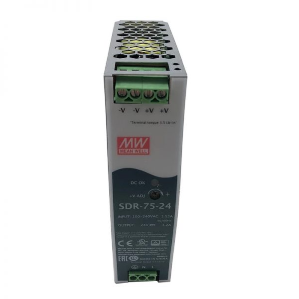 75W Single Output Industrial DIN RAIL with Power Supply SDR-75 series