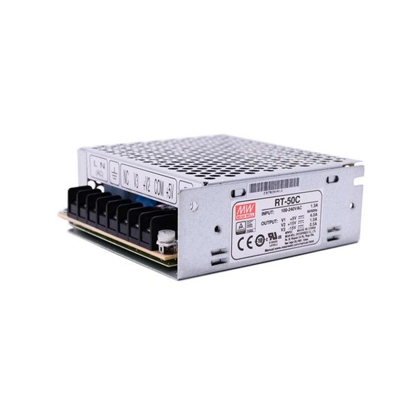 Mean Well Triple Output Switching Power Supply RT-50 series