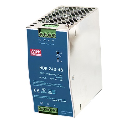 Mean Well Single Output Industrial DIN RAIL NDR-240 series
