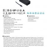 Mean Well AC-DC High Reliability Industrial Adaptor GST160A series